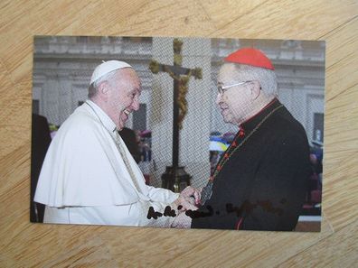 Erzbischof von Paris André Armand Kardinal Vingt-Trois - handsigniertes Autogramm!!!