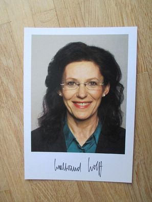 MdB SPD Waltraud Wolff - handsigniertes Autogramm!!!