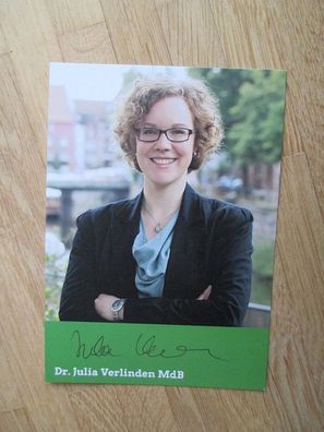MdB Die Grünen Dr. Julia Verlinden - handsigniertes Autogramm!!!