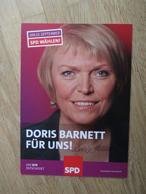 MdB SPD Doris Barnett - handsigniertes Autogramm!!!