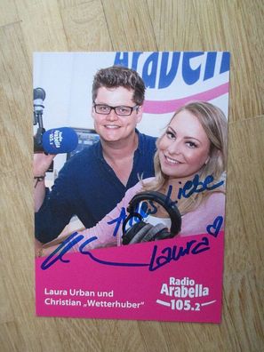 Radio Arabella Moderatoren Laura Urban & Christian "Wetterhuber" - Autogramme!!!