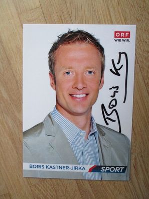 ORF Fernsehmoderator Boris Kastner-Jirka - handsigniertes Autogramm!!!