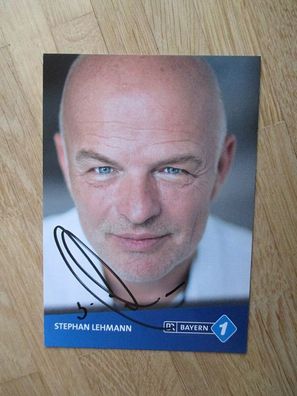 FC Bayern München BR Moderator Stephan Lehmann - handsigniertes Autogramm!!!