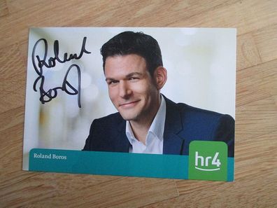HR 4 Moderator Roland Boros - handsigniertes Autogramm!!!
