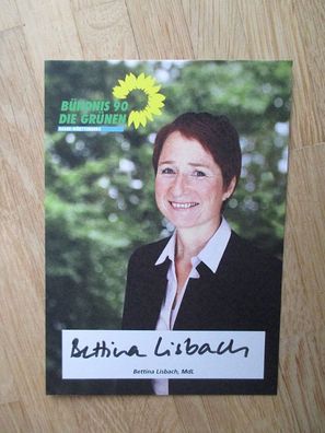 Baden-Württemberg MdL Die Grünen Bettina Lisbach - handsigniertes Autogramm!!!