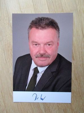 MdB CDU Dr. Klaus-Peter Schulze - handsigniertes Autogramm!!!