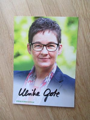 Bayern MdL Die Grünen Ulrike Gote - handsigniertes Autogramm!!!