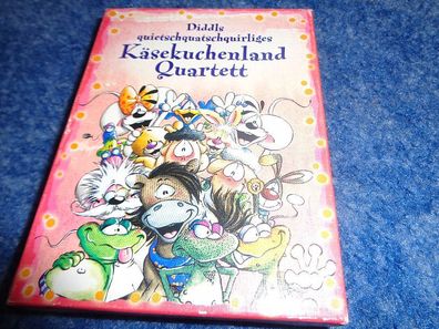 Diddle Quietschquatschquirliges Käsekuchenland Quartett- Kartenspiel