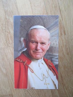 Papst Johannes Paul II - rare Karte!!!