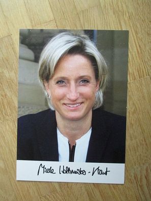 Baden-Württemberg Ministerin CDU Dr. Nicole Hoffmeister-Kraut - Autogramm!!!