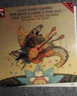 Claude Bolling Concerto pour Guitare classique et piano Jazz Angel Romero LP