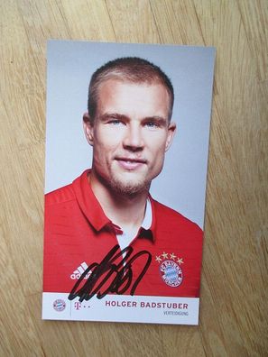 FC Bayern München Saison 16/17 Holger Badstuber - handsigniertes Autogramm!!!