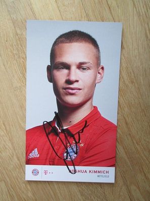 FC Bayern München Saison 16/17 Joshua Kimmich - handsigniertes Autogramm!!!