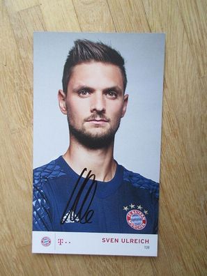 FC Bayern München Saison 16/17 Sven Ulreich - handsigniertes Autogramm!!!