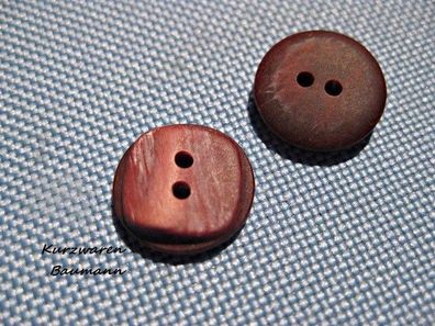 1Kunststoffknopf Knöpfe erika marmoriert 13x3mm 2 Loch a 1,5mm Nr 560