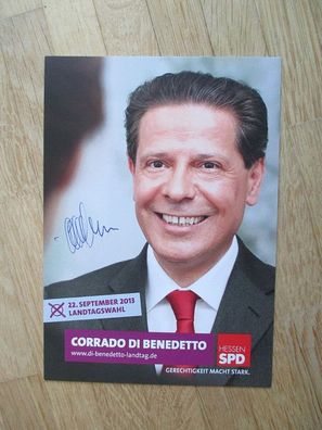 Hessen MdL SPD Corrado di Benedetto - handsigniertes Autogramm!!!