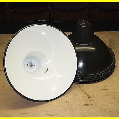 1 Stalllampe - Emaille - Lampenschirm Bauhaus - unbenutzt Durchmesser ca. 38 cm
