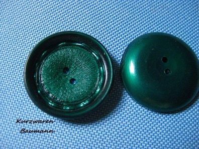 1 Kunststoffknopf Knöpfe dunkelgrün 29x6mm 2loch a 2mm Nr 776