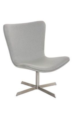 Sessel Coctailsessel Lounger - Andreas - in modernem Design in Hellgrau