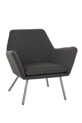 Sessel Coctailsessel Lounger - Adele - in trend Design in Dunkelgrau