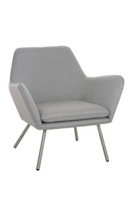 Sessel Coctailsessel Lounger - Adele - in trend Design in Hellgrau