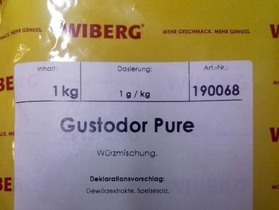 Wiberg Gustodor Pure Würzmischung 1kg, Gewürz, Gewürze