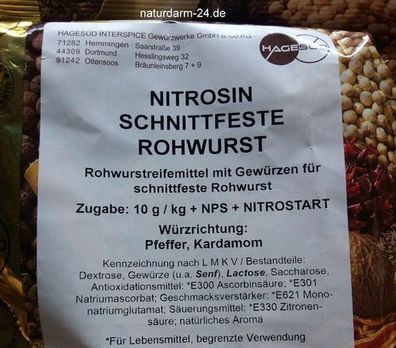 Nitrosin Schnittfeste Rohwurst, 1kg, Gewürz, Gewürze,