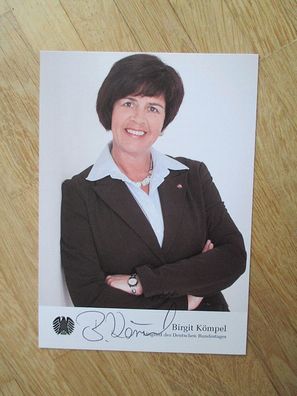 MdB SPD Birgit Kömpel - handsigniertes Autogramm!!!
