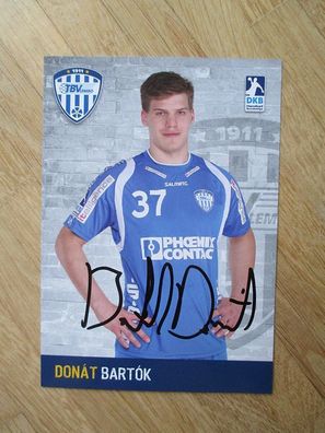 Handball Bundesliga TBV Lemgo Donat Bartok - handsigniertes Autogramm!!!