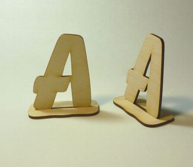 große Holzbuchstaben stehend 8cm Buchstaben Rohlinge aus Holz Alphabet