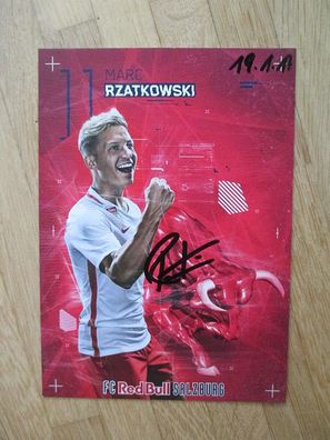 Red Bull Salzburg Marc Rzatkowski - handsigniertes Autogramm!!!