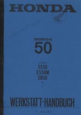 Reparaturanleitung Honda SS 50 / SS 50 M/ CB 50