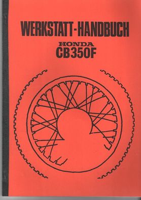 Wekstatt Handbuch Honda CB 350F Motorrad Oldtimer