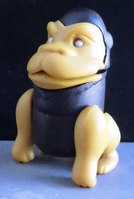 Ü-Ei Spielzeug 1993 - Tierische Malstiftbehälter - Affe + 4 Stifte