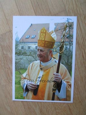 Erzbischof von Olmütz Jan Graubner - handsigniertes Autogramm!!!