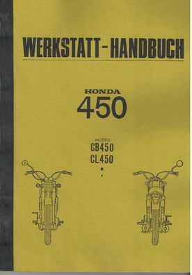 Reparaturanleitung Honda CB 450 / CL 450, 45 PS/43 PS, Motorrad, Oldtimer, Klassiker