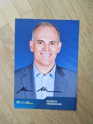 Sat1 Fernsehmoderator Marco Heinsohn - handsigniertes Autogramm!!!