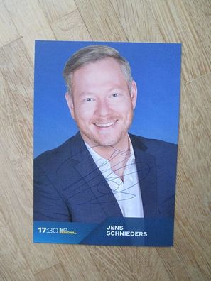 Sat1 Fernsehmoderator Jens Schnieders - handsigniertes Autogramm!!!