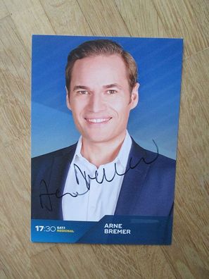 Sat1 Fernsehmoderator Arne Bremer - handsigniertes Autogramm!!!