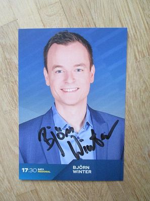 Sat1 Fernsehmoderator Björn Winter - handsigniertes Autogramm!!!
