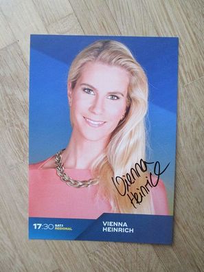 Sat1 Fernsehmoderatorin Vienna Heinrich - handsigniertes Autogramm!!!