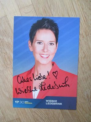 Sat1 Fernsehmoderatorin Wiebke Ledebrink - handsigniertes Autogramm!!!