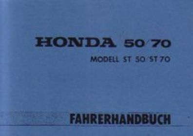 Bedienungsanleitung Honda Dax ST 50/ 70