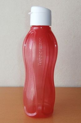 Tupperware® * * EcoEasy 750 ml * * Flasche mit Trinkverschluss - Rot Glitter