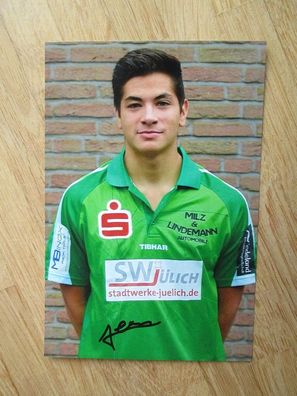 Tischtennis Bundesliga TTC indeland Jülich Martin Allegro - hands. Autogramm!!!