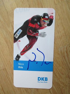 Eisschnellläufer Nico Ihle - handsigniertes Autogramm!!!