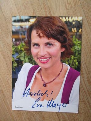 BR Fernsehmoderatorin Eva Mayer - handsigniertes Autogramm!!!