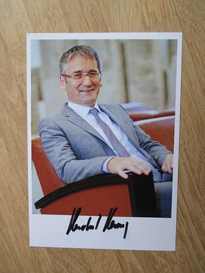 Rheinland-Pfalz SPD Präsident Hendrik Hering - handsigniertes Autogramm!!!