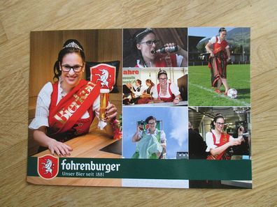 2. Vorarlberger Bierkönigin Raphaela Dünser - Autogrammkarte!!!