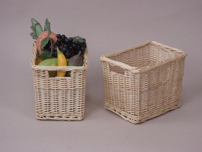 Mehrzweckkörbe, 2 Stück naturfarben